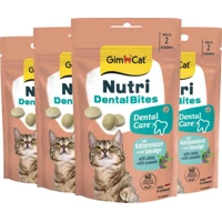 4x GimCat Kattensnack Nutri Dental Bites 40 gr product name