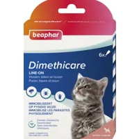 Beaphar DIMETHIcare Line-On Kitten 6 stuks Beaphar DIMETHIcare Line-On Kitten 6 stuks