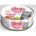 Smølke Soft Paté kalkoen kattenvoer 2 x (24 x 80 g)