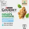 6x Gourmet Nature's Creations Zeevis 8 x 85 gr