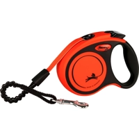 flexi Rollijn Xtreme Tape Leash, zwart-rood, Maat: XS 3m