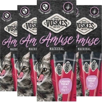 4x Voskes Kattensnack Liquid Treat Makreel 20x15 gr product name