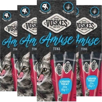 4x Voskes Kattensnack Liquid Treat Tonijn 20x15 gr product name